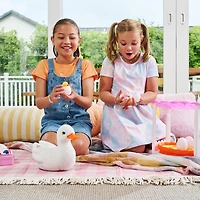 Pets Alive Mama Duck & Baby Surprise by ZURU Nurturing Play Surprise Hatching Interactive Girls' Toy., Surprise Unboxing Soft Toy