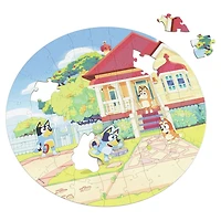 Spin Master Games, Bluey, 64-Piece Puzzle Sphere, Round Puzzle, Puzzles for Preschoolers, Bluey Puzzle, Ages 4+