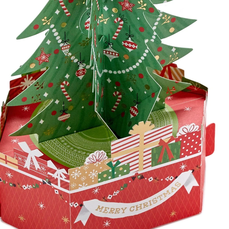 Carte de Noël en 3 dimensions, Paper Wonder de Hallmark (Sapin de Noël)