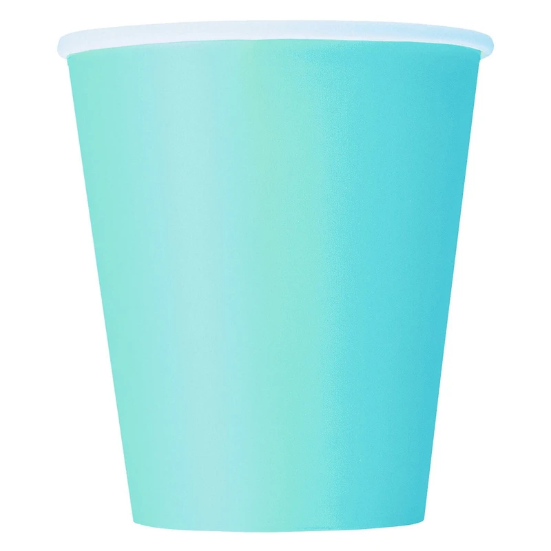 8 gobelets 12 oz en papier rose Gobelets jetable contien 12oz