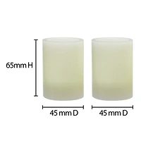 Mainstays Unscented LED Wax Votive Candles, Pack of 2, 1.875"x2.5"H