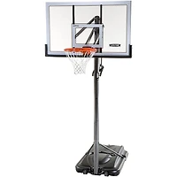LIFETIME XL Portable Basketball Hoop with Pump Lift and 54" Inch Acrylic Backboard