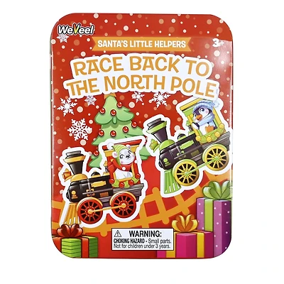 Jeux de voyage de Noël – Jeu de poche magnétique - Jeu de la course au pôle Nord