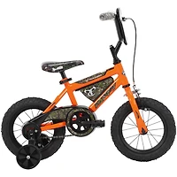 Vélo True Timber de 12 po, pour garçons Orange, par Huffy