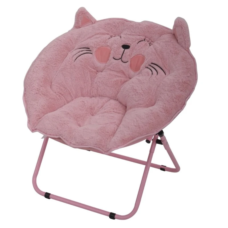 Mainstays Chaise Saucer pour Enfants – Chat, Rose