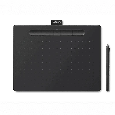 Wacom Intuos Tablette graphique Bluetooth de taille moyenne - Noir