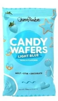 Gaufrette de bonbon bleu clair