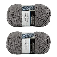 MAINSTAYS 2 pack dark grey polyester yarn