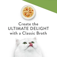 Fancy Feast Classic Broths Chicken & Vegetables, Wet Cat Food Complement 40g, 40 g