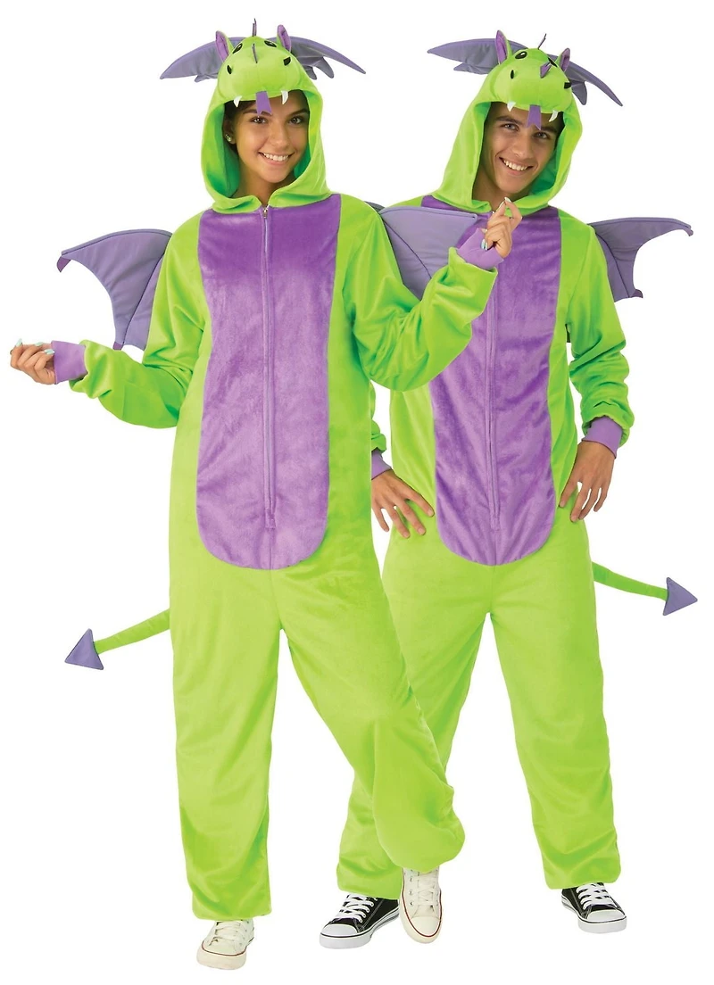 Costume Combinaison Dragon Vert pour adultes