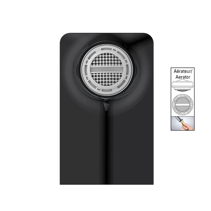 The akuaplus® Round Single-Hole Lavatory Faucet ELENA.