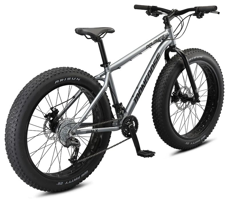 Mongoose Dolomite ALX fat tire mountain bike, 16 speeds, medium frame, grey