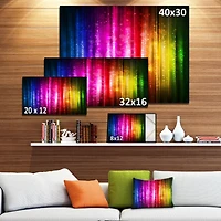 Design Art Glowing Background Canvas Print