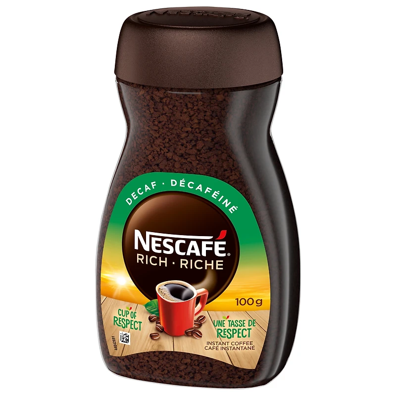Café instantané NESCAFÉ® Riche Décaféiné 100 g 100 GR