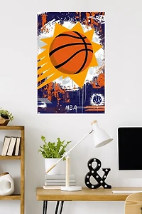 NBA Phoenix Suns - Maximalist Logo 23 Wall Poster, 22.375" x 34"