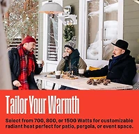 Westinghouse Infrared Electric Outdoor Heater - Hanging