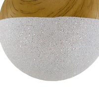 Holiday Time Ornement Boule en Bois Peinte