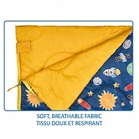 Ozark Trail Kid's sleeping Bag, 56"(L) x26" (W),no temp rating , polyester fabric outer, Boys, Sleeping Bag