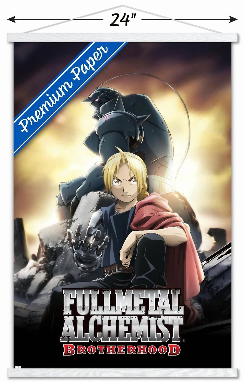 Fullmetal Alchemist: Brotherhood - Key Art 1 Wall Poster, 22.375" x 34"