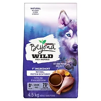 Beyond Wild Turkey, Egg & Bone Broth Recipe, Dry Dog Food, 1.36-4.5 kg
