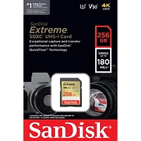 SanDisk 256Gb Extreme SDXC UHS-I Memory Card