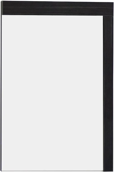 American Imaginations 23.5-in. W 35.5-in. H Modern Plywood-Melamine Wood Mirror In Dawn Grey AI-608