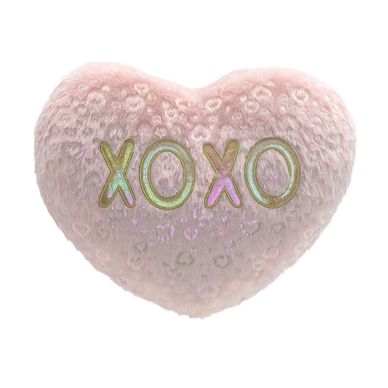 Façon de célébrer la Valentine Big Heart Xo Pillow, rose