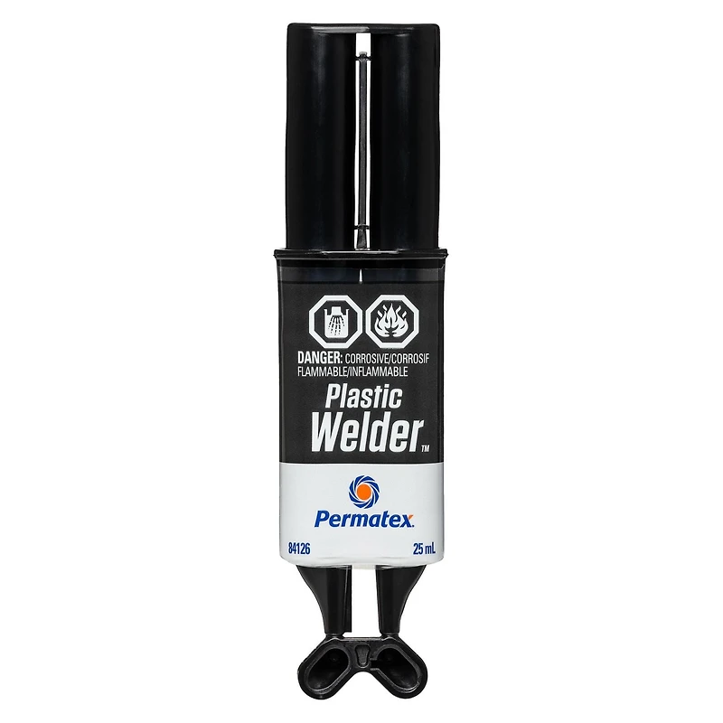 Permatex Plastic Welder Black Adhesive, 25 mL