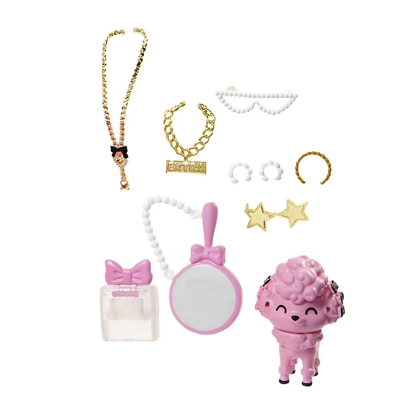 Barbie Extra Fancy Doll in Pink Gown with Pet, Toy for 3 Year Olds & Up