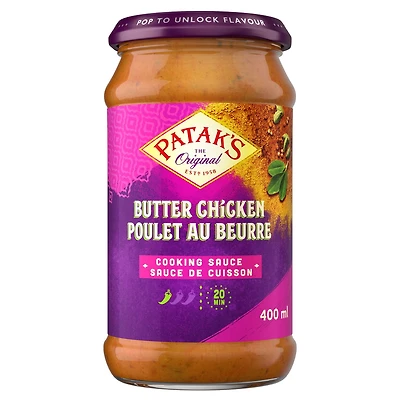 Patak's Butter Chicken Cooking Sauce, 400 mL