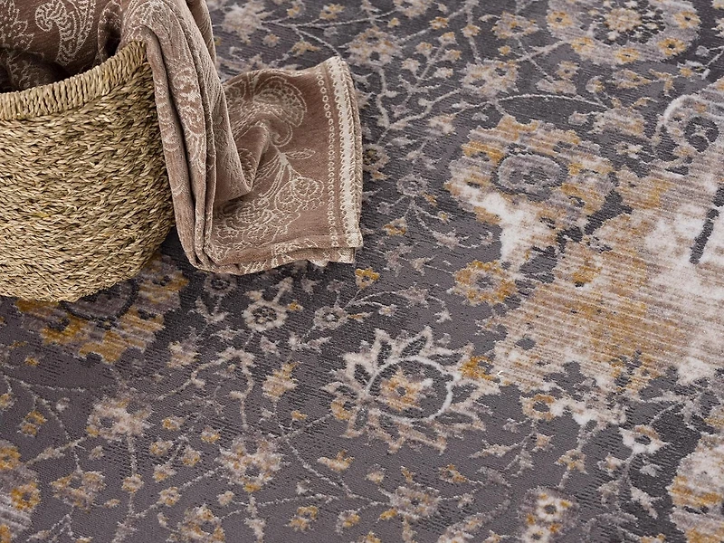 Rug Branch Montage 2' x 30' (Exact Size: 2'3" 30') Geometric Indoor Runner Rug, Grey Beige, Wave - Entryway, Hallway, Bathroom, and Kitchen