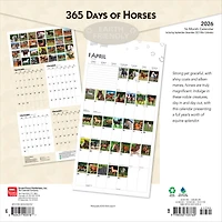 Horses, 365 Days of, 2026 Square Flap