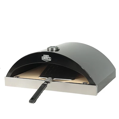 Four à pizza Expert Grill avec pierre à pizza, acier inoxydable + noir, GPT2416W-C 288 sq. In. totale