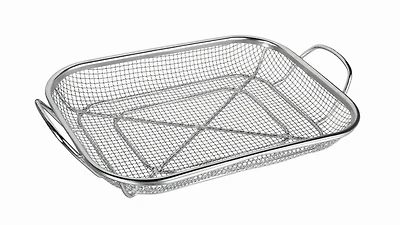 MESH ROASTING PAN, EXPERT GRILL STAINLESS STEEL ROASTING PAN