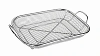 MESH ROASTING PAN, EXPERT GRILL STAINLESS STEEL ROASTING PAN
