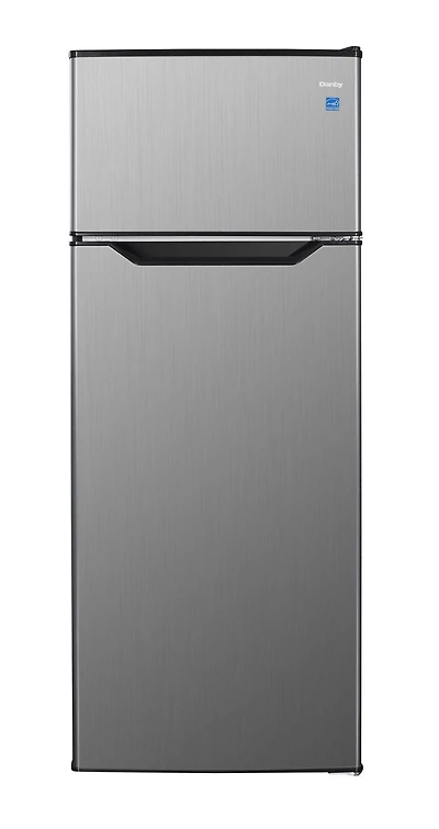 Danby DPF074B2BSLDB-6 Réfrigérateur d'appartement de 7,4 pi3 à montage supérieur en Acier Inoxydable