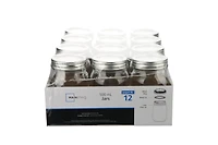 Mainstays Clear Glass Canning Jars, 500ml, 36 Piece, glass canning jar