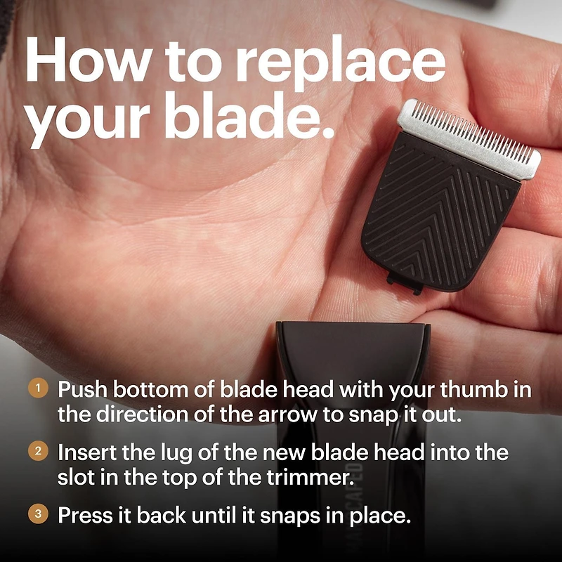 MANSCAPED® Lame de tondeuse SkinSafe™ de rechange pour The Lawn Mower®