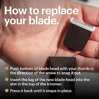 MANSCAPED® Lame de tondeuse SkinSafe™ de rechange pour The Lawn Mower®