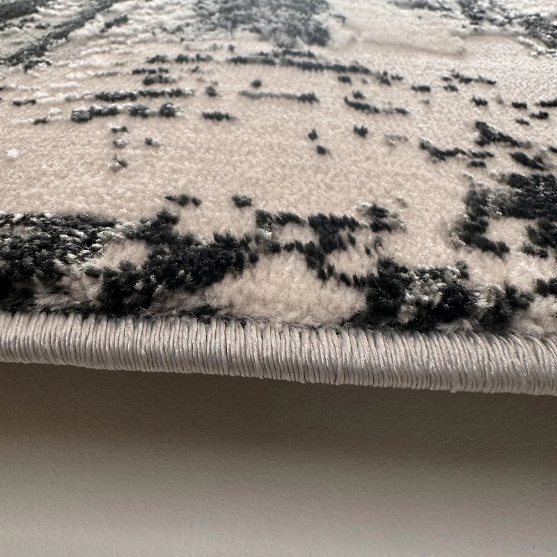 Rug Branch Atlas Classic Indoor Area Rug, Grey Beige, Modern - Living Room, Bedroom, Dining Room, and Kitchen<br>