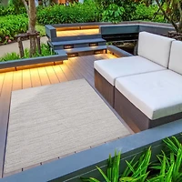 Tapis Intérieur/Extérieur pour Balcon, Patio et Jardin ECARPET Yeta Gris