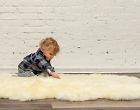 H-Natural New Zealand Sheepskin Rug