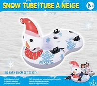 Pathfinder tube à neige gonflable unisexe en forme de bonhomme de neige à  deux personnes pour les âges 3 ans +