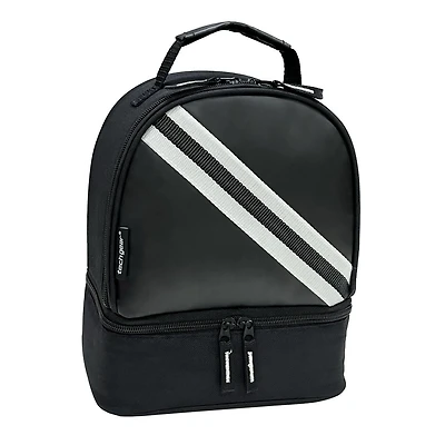 Tech Gear Dual Compartment Lunchbag - Preppy Stripe