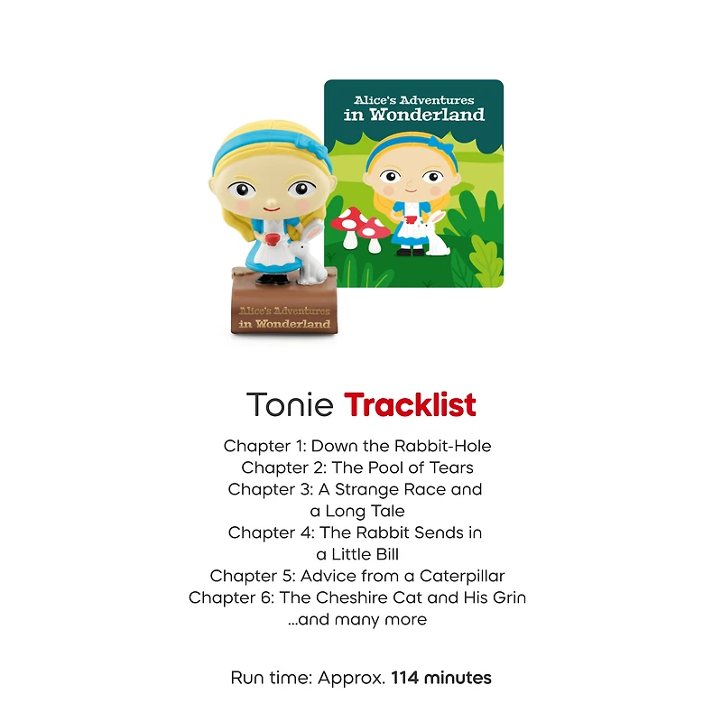 tonies Favorite Classics: Alice's Adventures in Wonderland Audio Play Figurine