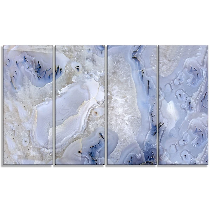 Tableau mural sur toile imprimée Design Art Pierre Agate