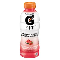 Gatorade Fit Pastèque Fraise Boisson Électrolyte 500 mL, Bouteille 500mL