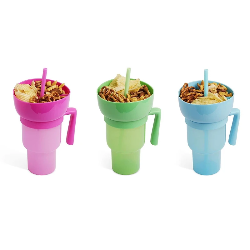 Mainstays 32oz Stadium Tumbler, Blue
