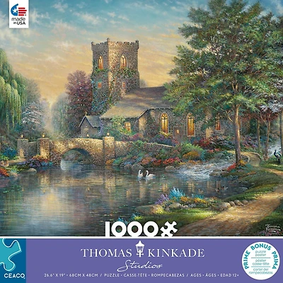 Ceaco - Thomas Kinkade - Chapelle en bois de saule - Puzzle 1000 pièces