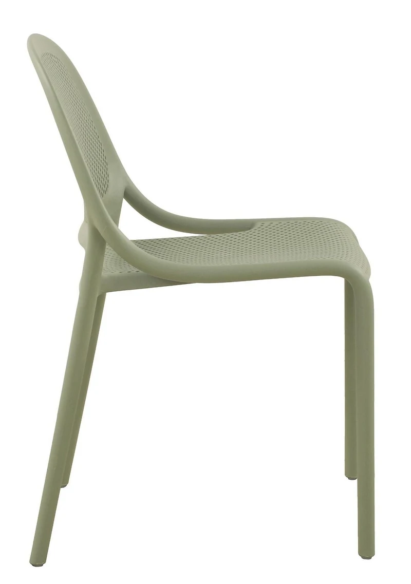 Summer armless dining chair Green Jade (4 chairs/box )